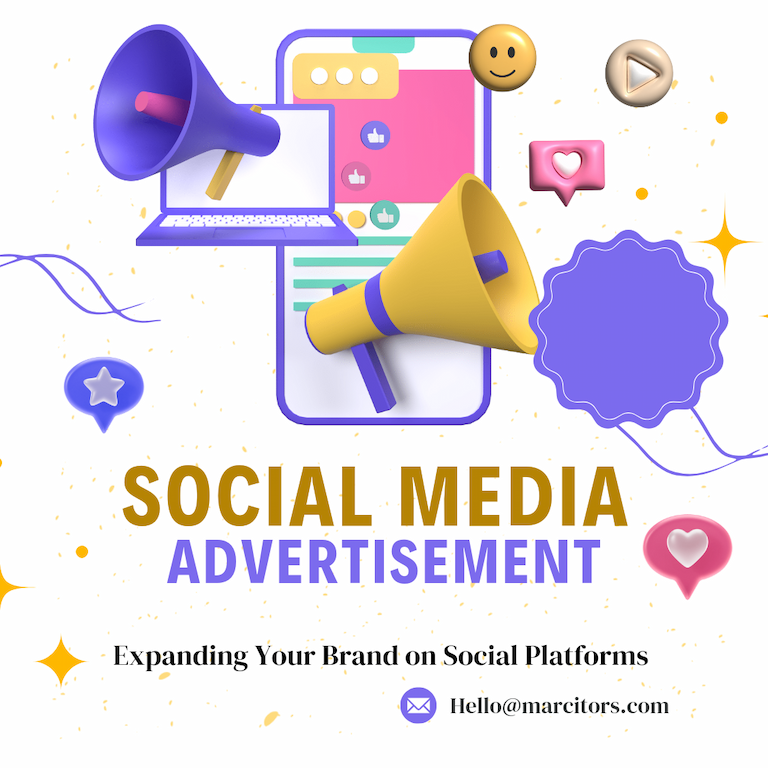 Social media advertising strategy with targeted audience engagement, paid ad campaigns, and conversion optimization on platforms like Facebook & Instagram.