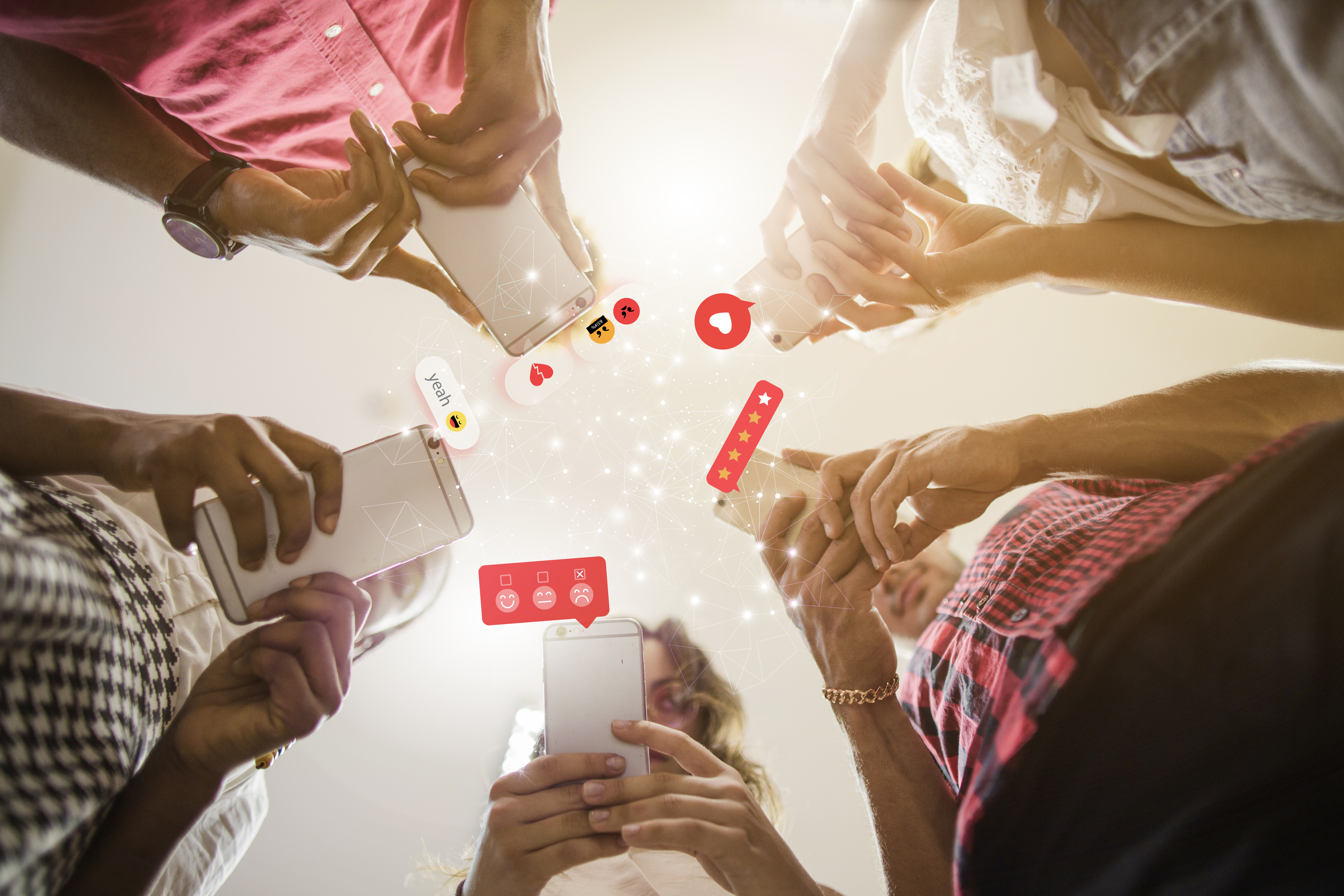 Predictive analytics interface powered by AI in social media for detecting emerging trends.